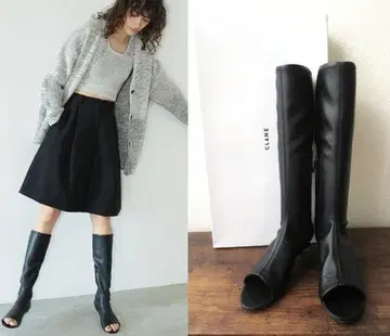 정가 41,000원 24S/S CLANE 스트레치 오픈토 부츠 샌들