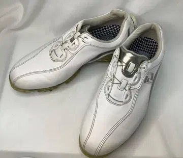 FootJoy 골프화 여성용 화이트/골드 23.5cm