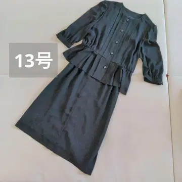 블랙 정장 원피스 레이어드 스타일 13호