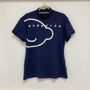 andperse 네이비 모크넥 반팔