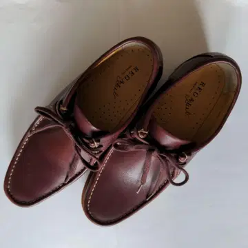 REGAL / 여성용 다크 브라운 가죽 왈라비 23.5cm