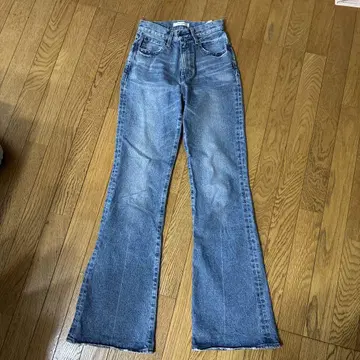 MOUSSY 부츠 컷 데님 라이트 블루 24인치