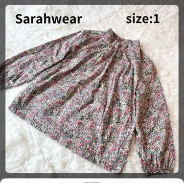 SARAHWEAR 사라웨어 리버티 블라우스 꽃무늬 코튼 면
