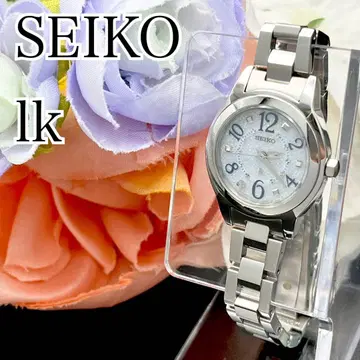 작동 중 시계 SEIKO 세이코 솔라 여성용 블루 I63
