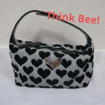 새상품급 Think Bee! 씽크비 핸드백 하트 컴팩트