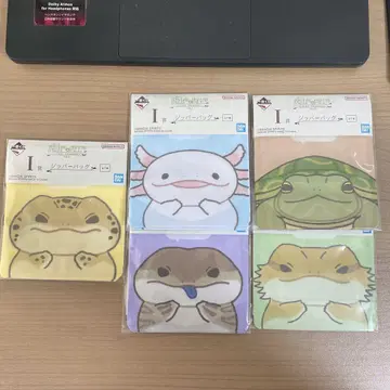 파충류 & 양서류 1번 추첨 vol.2 지퍼백 5종 세트
