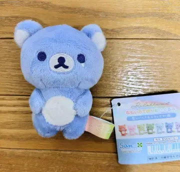 리락쿠마 무지개 손바닥 봉제인형 슬플 때도 리락쿠마 비 블루