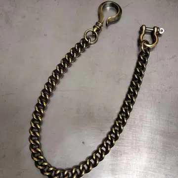 놋쇠 둥근 키헤이 12mm 지갑 체인 빈티지 브라스 둥근 후크