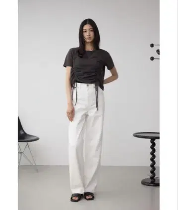 AZUL DENIM 하이웨이스트 와이드 데님