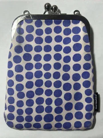 마리메꼬 marimekko 가마구치 파우치 끈 포함