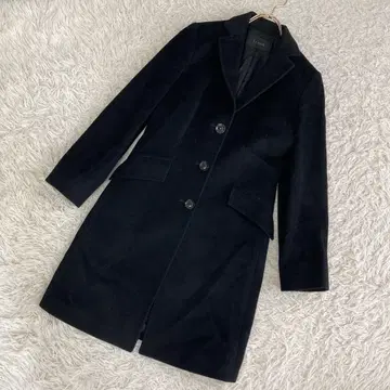 Le souk 체스터 코트 블랙 36 깔끔한 스타일 사무실 정장