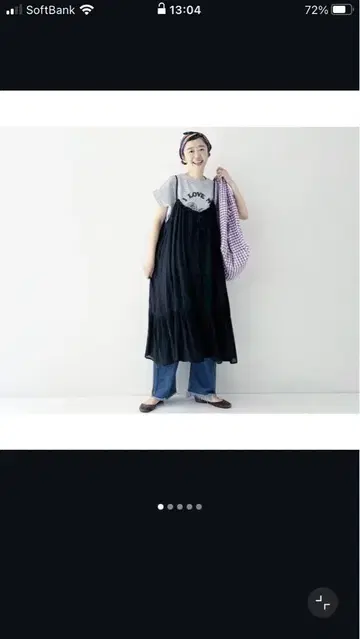 네스트로브 린넨 거즈 2way 캐미 스커트