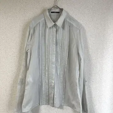 휴고 보스 여성용 플리츠 블라우스 HUGO BOSS 장소매 셔츠