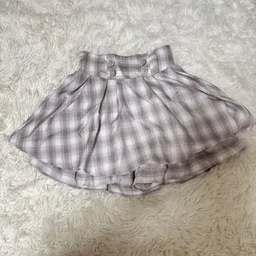 NOEMIE 치마바지 핑크 체크