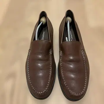 록포트 브라운 가죽 슬리퍼 27.5cm