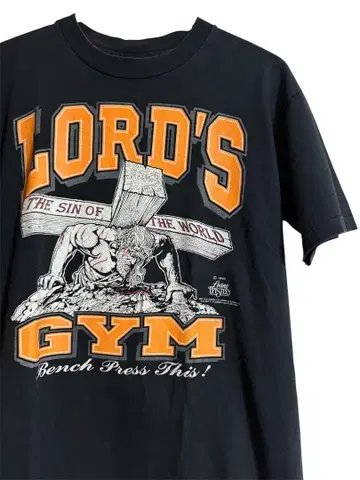 90's LORD'S GYM 티셔츠 L 빈티지