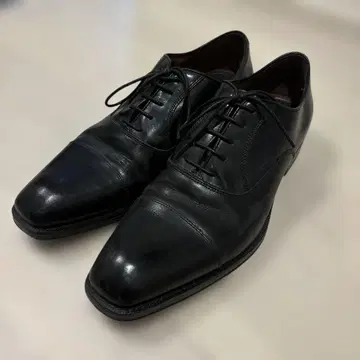 가죽 신발 블랙 25cm 25.5cm