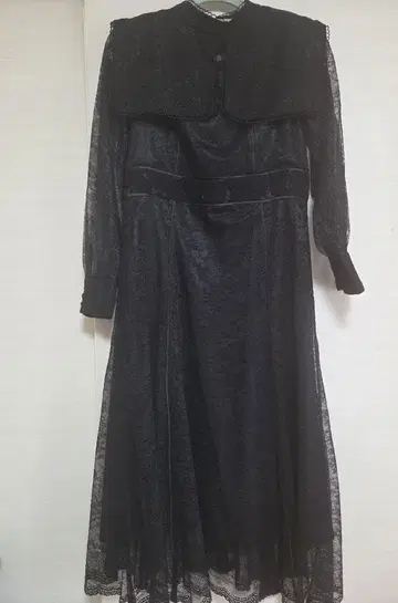 우아한 블랙 레이스 드레스