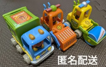안맨 쓰레기 수거차, 삽차, 불도저