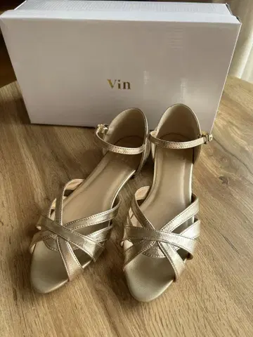 신품 Vin 샌들 골드 야마다야