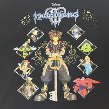 KINGDOM HEARTS 킹덤하츠 III 티셔츠 Disney