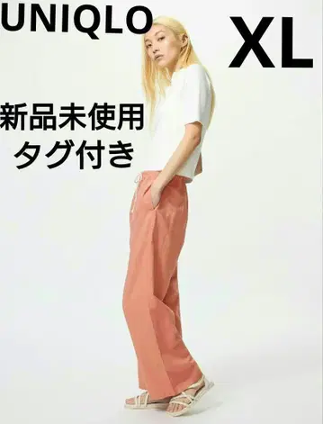 [택 포함 미사용 새상품] UNIQLO 린넨 블렌드 이지 팬츠 XL