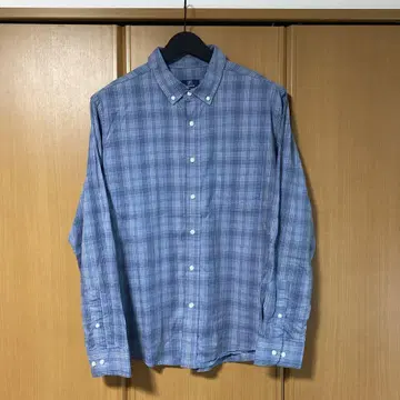 00s GEORGE 조지 긴팔 BD 셔츠 숏 기장 박스 실루엣