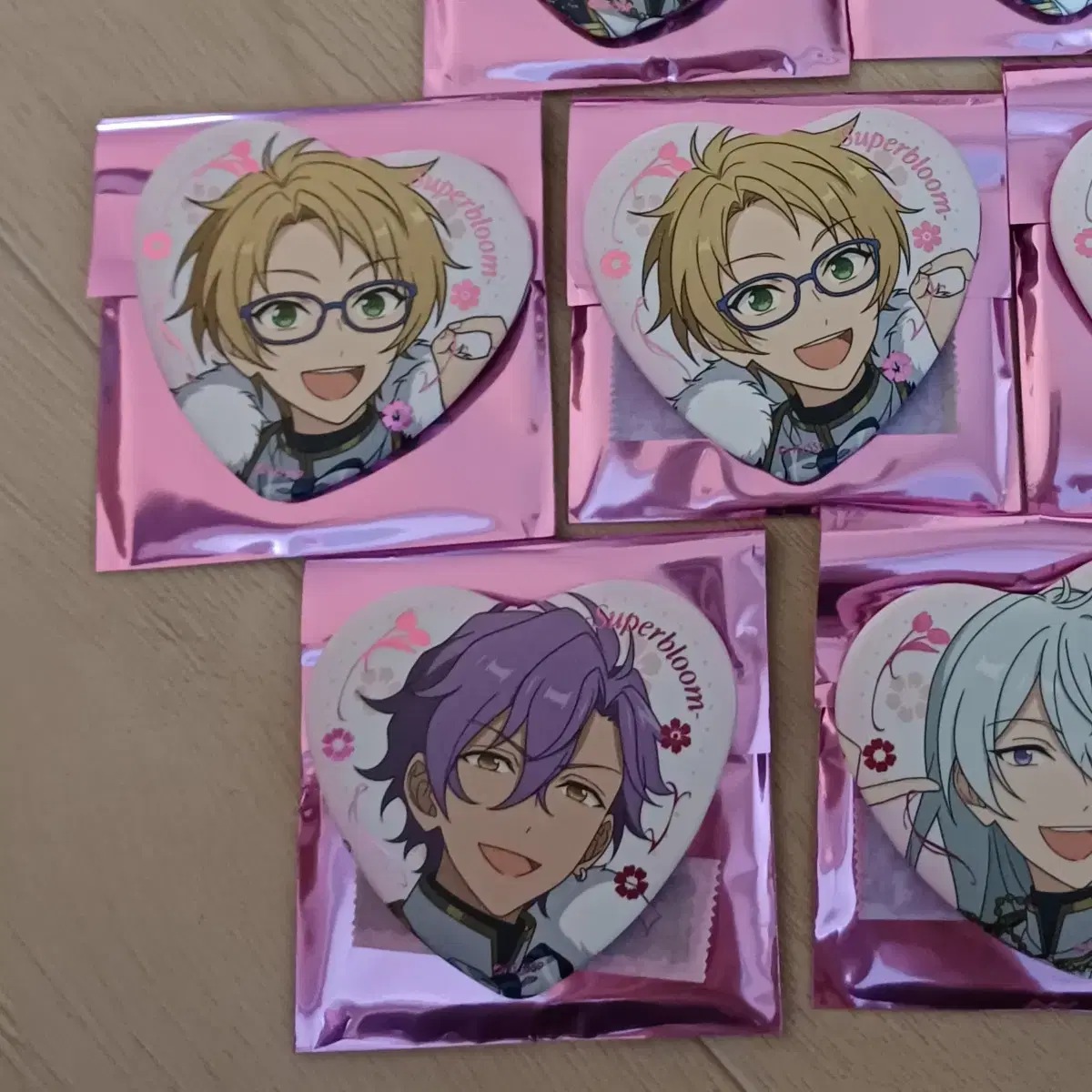 Ensemble Stars! Star Pony Wataru Adonis Makoto Heart Can Badge Ebekore Goods