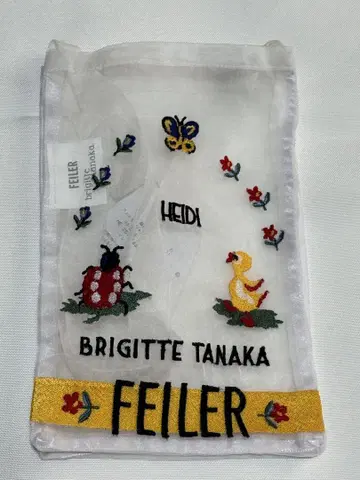 페이러 브리지트 타나카 미니 숄더백 화이트 FEILER