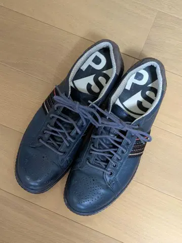 폴 스미스 Paul Smith 가죽 스니커즈 네이비