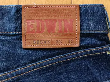 WDWIN 505XX 다크 네이비 데님 W32 빨간 스티치 5053