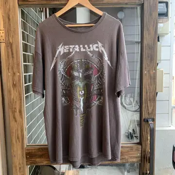 METALLICA 메탈리카 밴드 티셔츠 프린트 티셔츠 XL