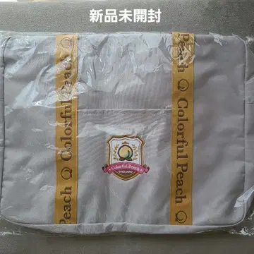 컬러풀 피치 스쿠바 스타일 토트백 새 제품 미개봉