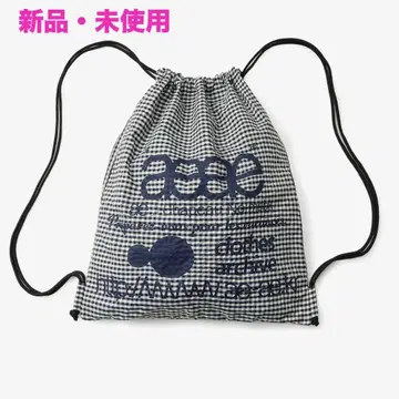 [ 새상품 ] [ aeae ] GYM SACK 냅색 BLUE CHECK