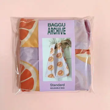 BAGGU ARCHIVE Standard 에코백 그레이프후르츠