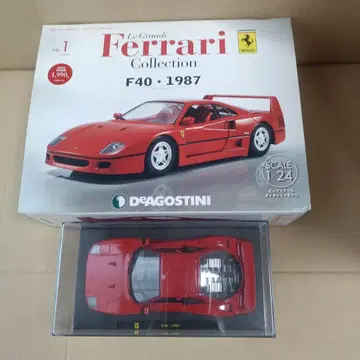 F40 1987년형 미니카 1/24 스케일 DEAGOSTINI