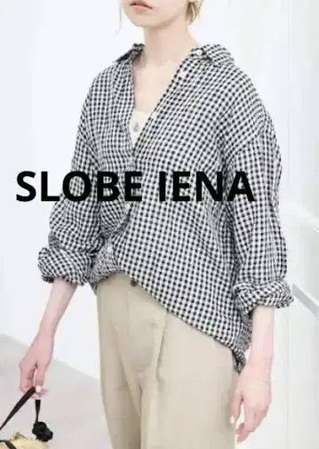 SLOBE IENA 린넨 코튼 레귤러 셔츠