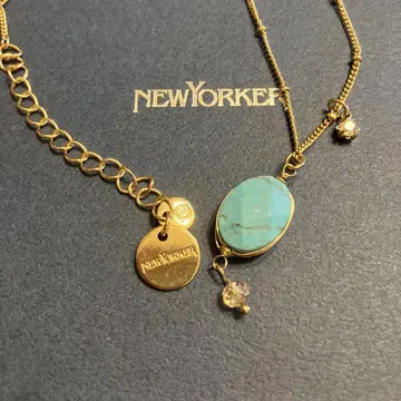 NEWYORKER 목걸이 터콰이즈