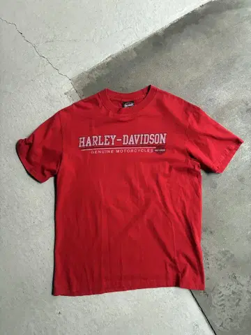 HARLEY-DAVIDSON 빨간색 T셔츠