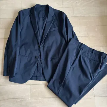 UNIQLO 수트 상하의 세트 네이비 미중고