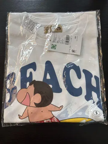 오키나와 한정 크레용 신짱 티셔츠 S 사이즈