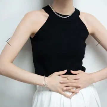 KARRY 아메리칸 슬리브 탱크 그레이