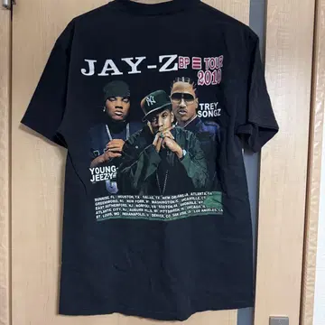제이-Z BP 투어 티셔츠 2010-2011 초희귀품