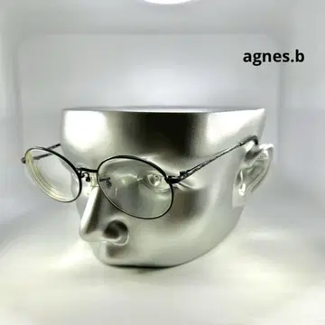 agnes.b 아네스 베 안경 프레임 원형 둥근 안경 검은 테