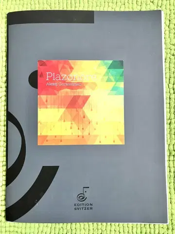 피아소노레 알렉세이 게라시메스 수입 악보 비브라폰 피아노