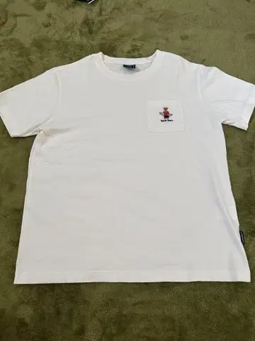 테디베어 x SHIPS 화이트 티셔츠
