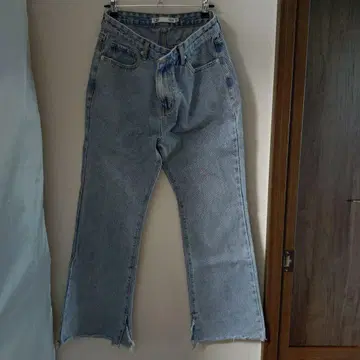 ASOS UZIP 플레어 데님 플레어 팬츠 한국 패션 남성용