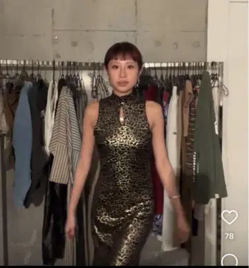 JUEMI 차이나 드레스 그레이