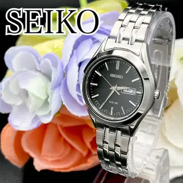 작동 손목시계 SEIKO 세이코 솔라 여성용 데이데이트 I66