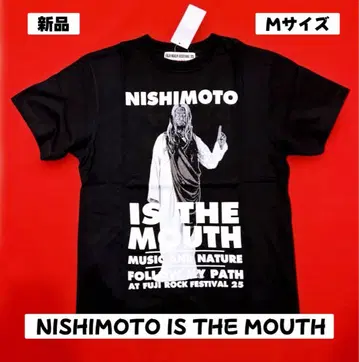 신품 FUJI ROCK NISHIMOTO IS THE MOUTH 티셔츠